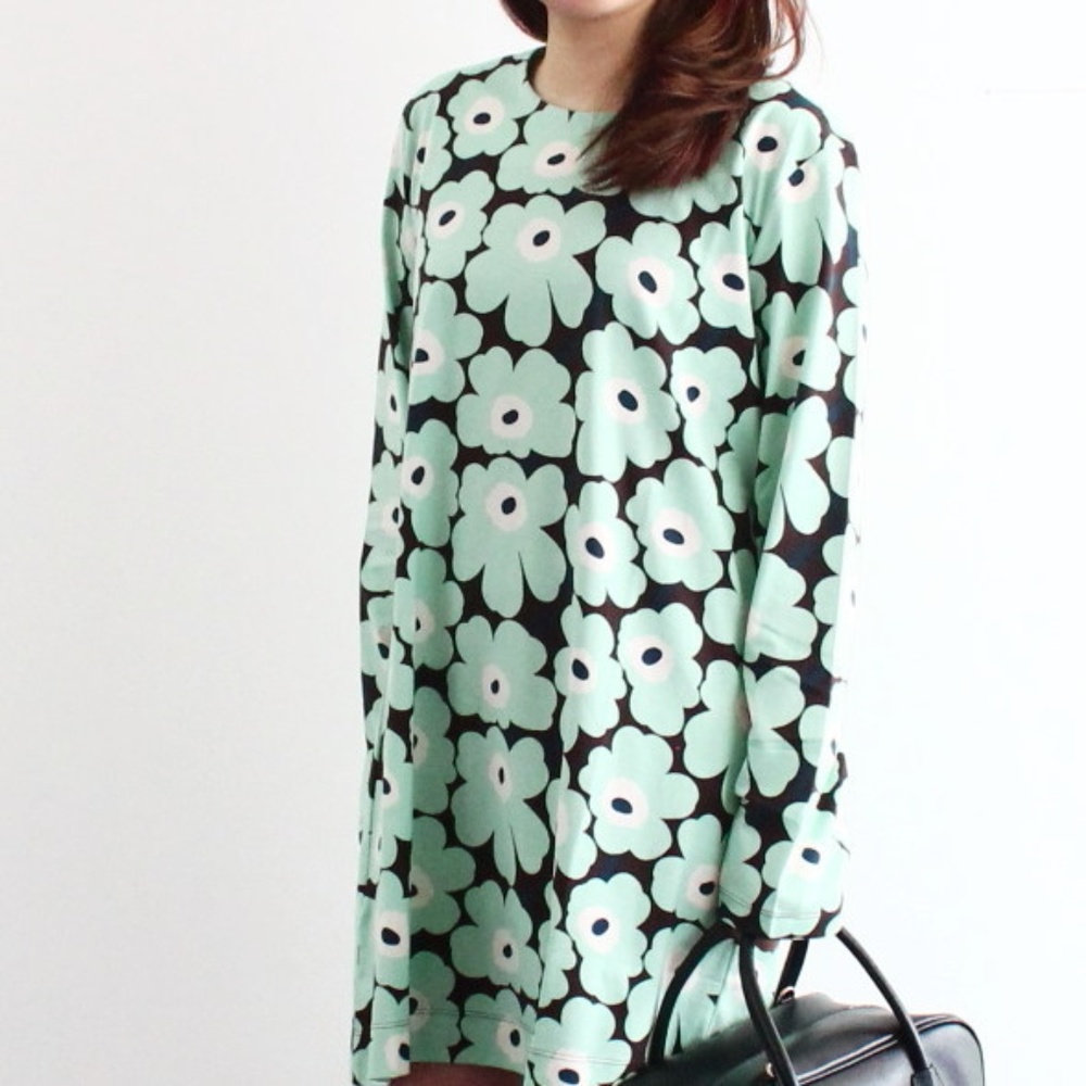 Marimekko Taria Tunic Unikko Pattern Size Small
